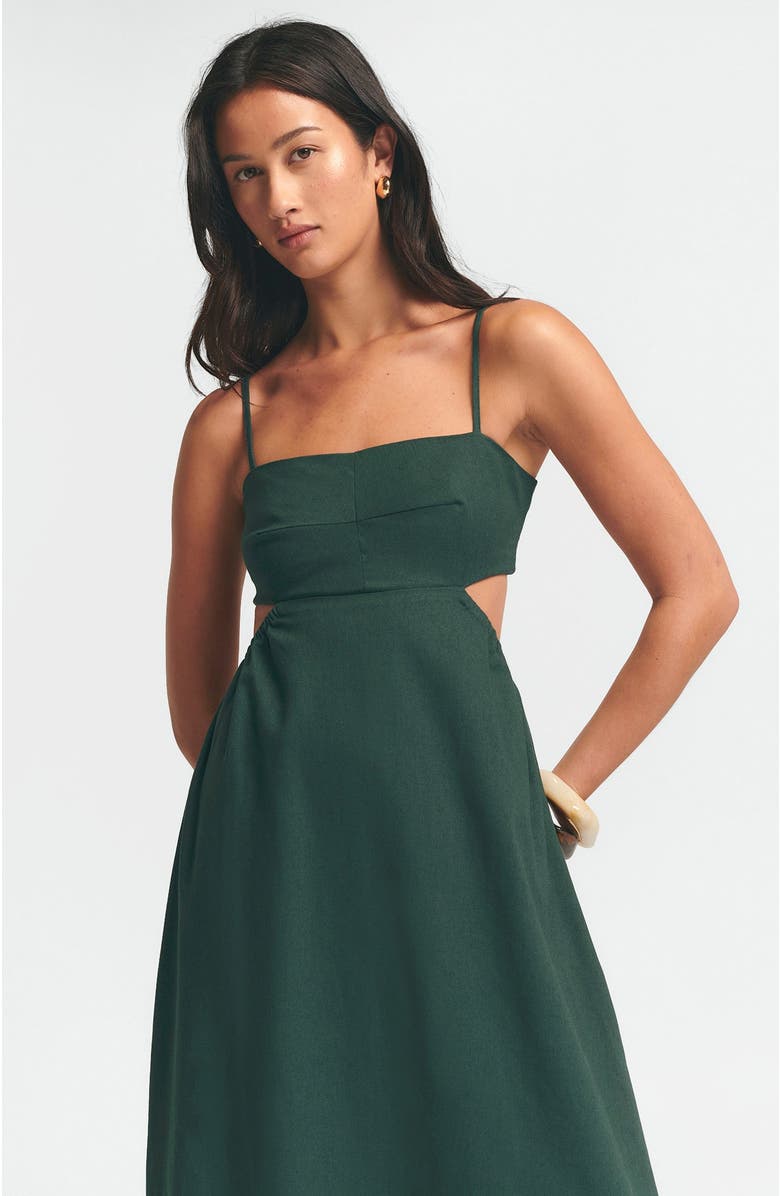 ST MRLO Preston Dress, Alternate, color, Forest Green