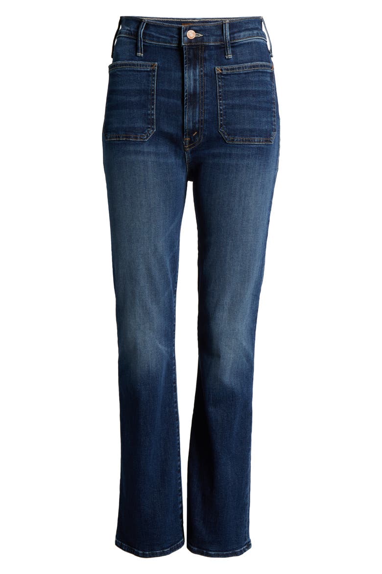 The Hustler Patch Pocket Ankle Bootcut Jeans, Alternate, color, TEAMING UP