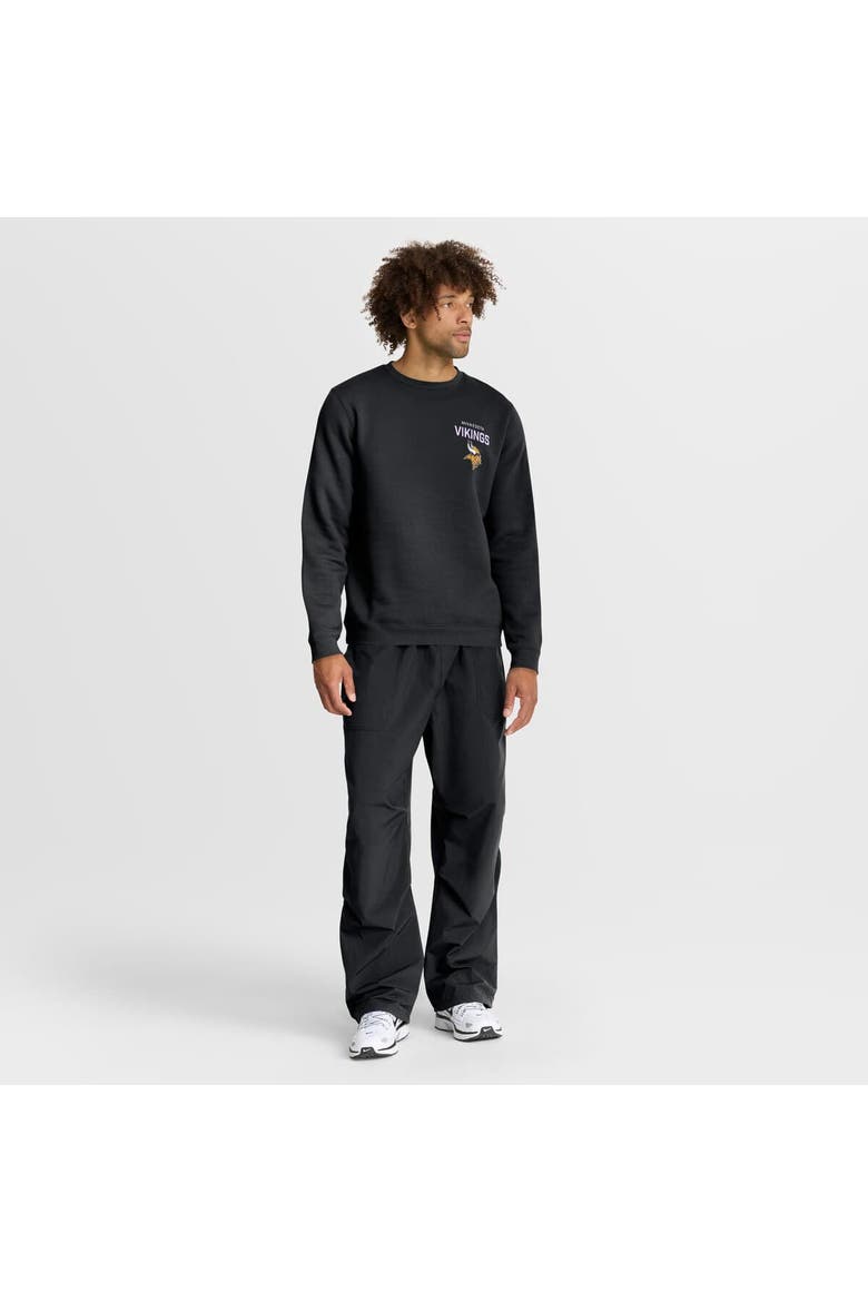 Men's Nike Black Minnesota Vikings Primetime Club Fleece Pullover Sweatshirt, Alternate, color, Black