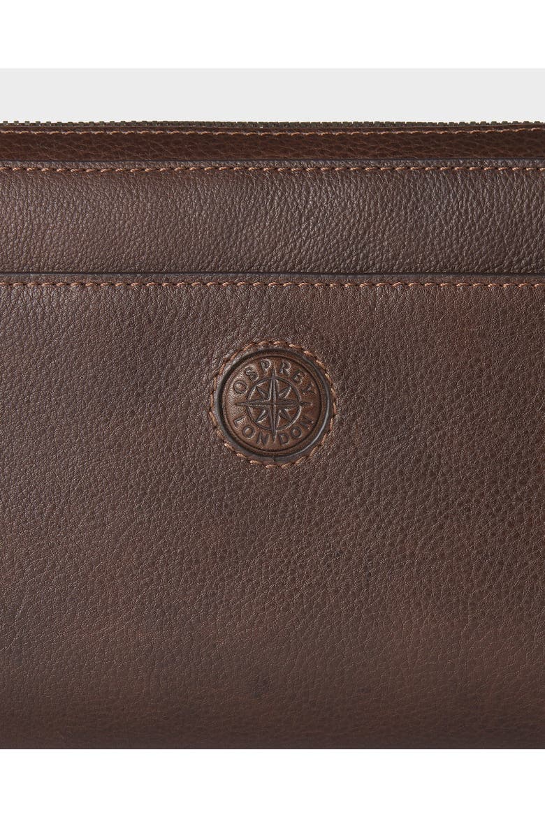 The Compass Leather Travel Wallet, Alternate, color, Tan