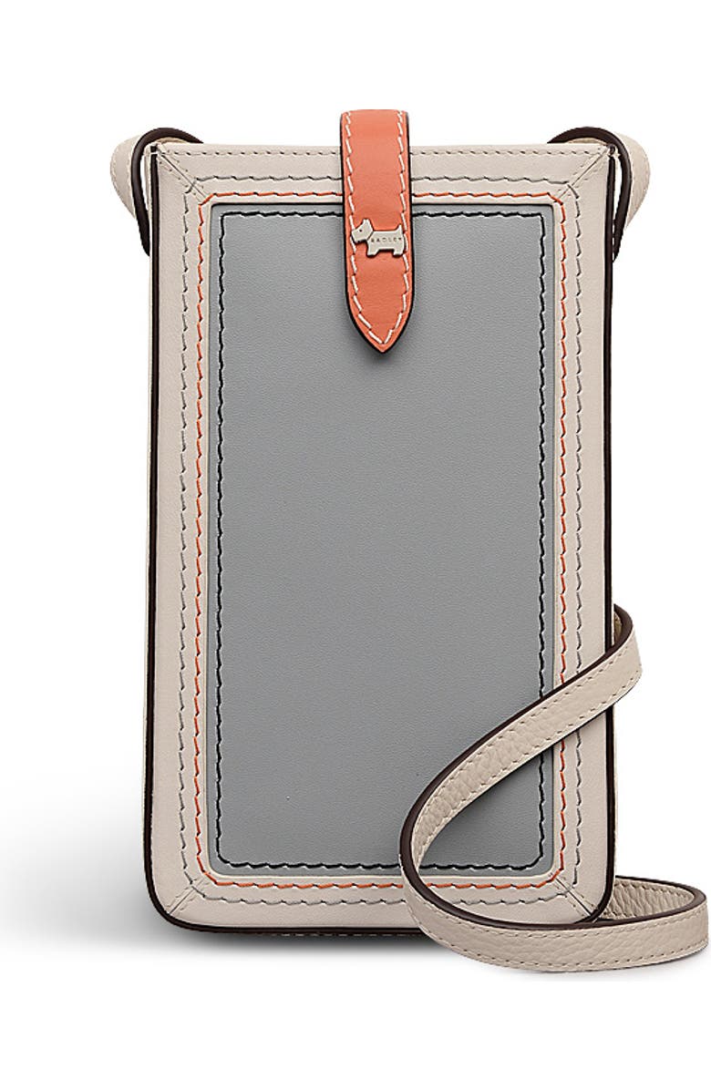 Radley Willis Street - Colourblock Medium Phone Crossbody Bag, Main, color, Steel