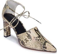 Bernardo Siena Ankle Tie Pointed Toe Pump