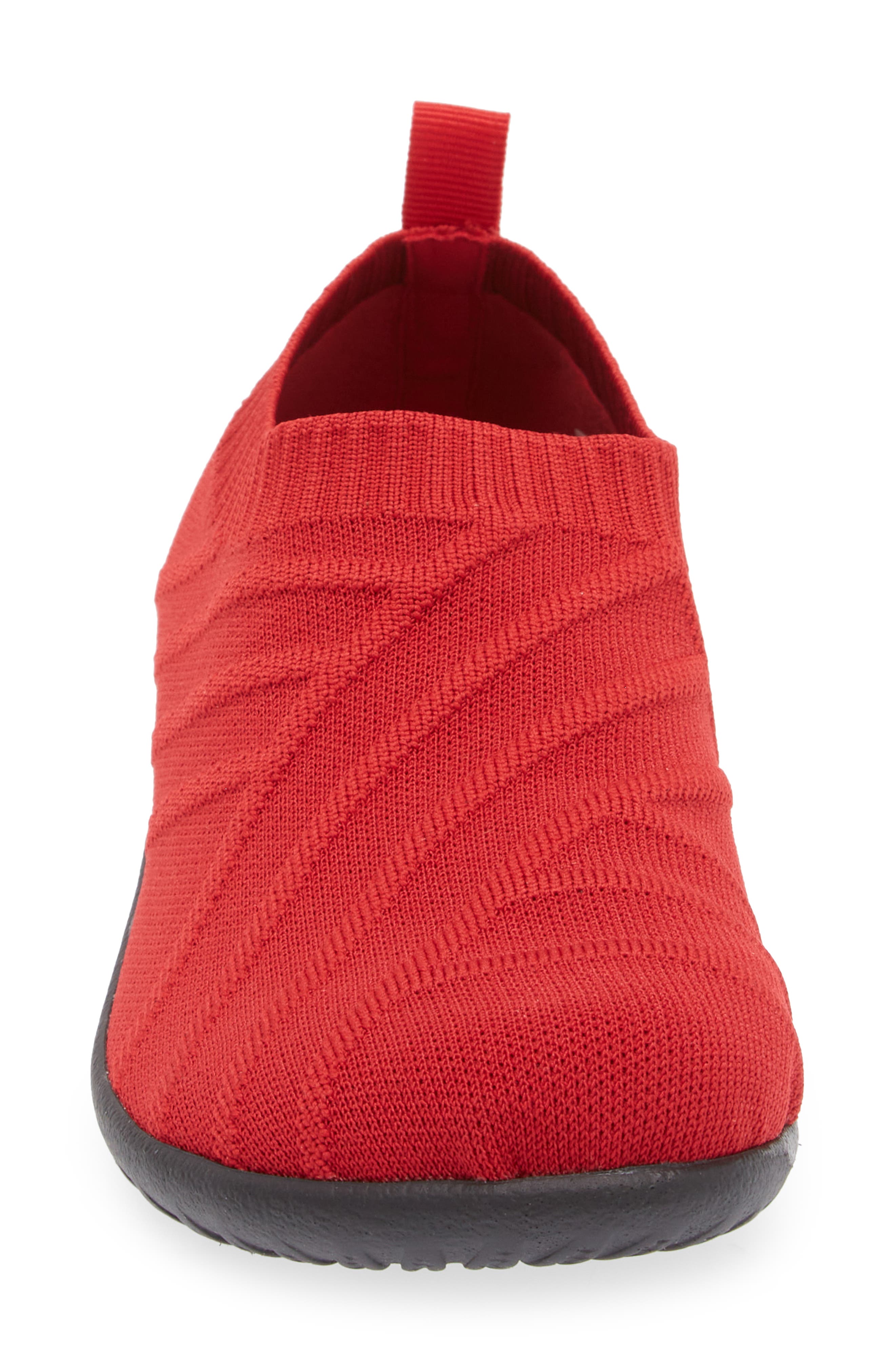 Okahu Sneaker, Alternate, color, RED KNIT