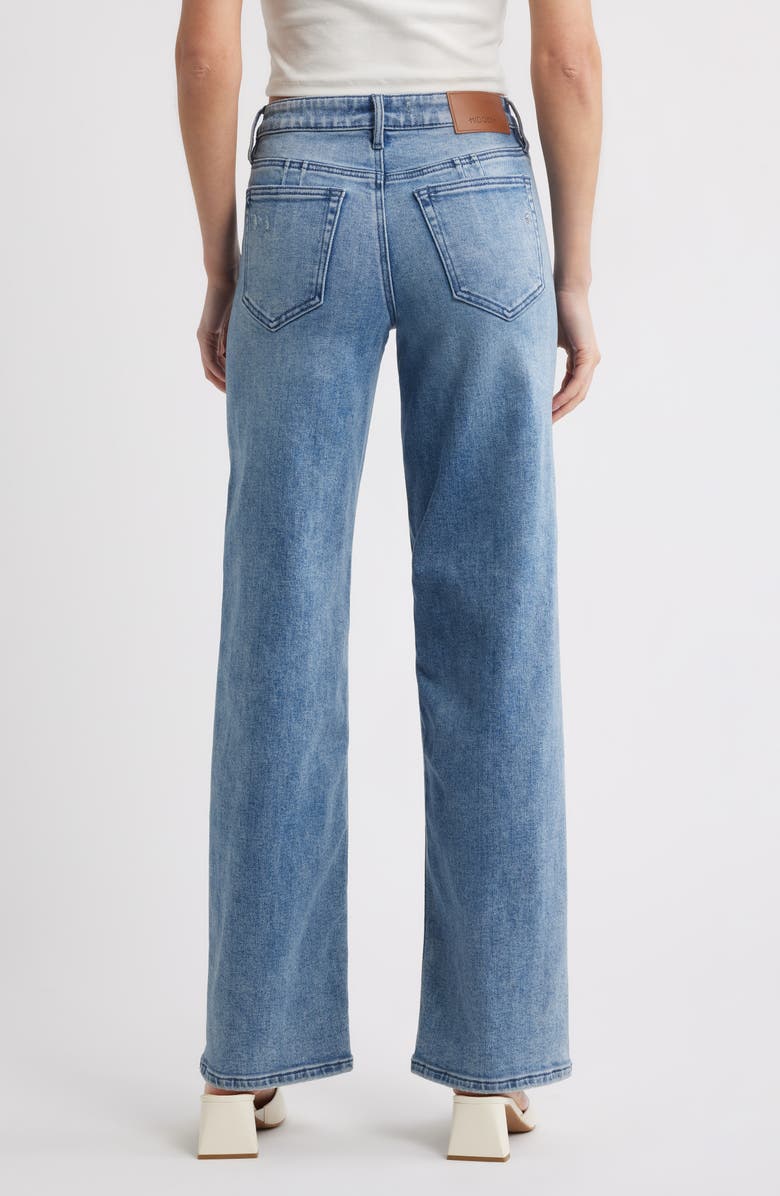 HIDDEN JEANS Mid Rise Dad Jeans, Alternate, color, Med.wash