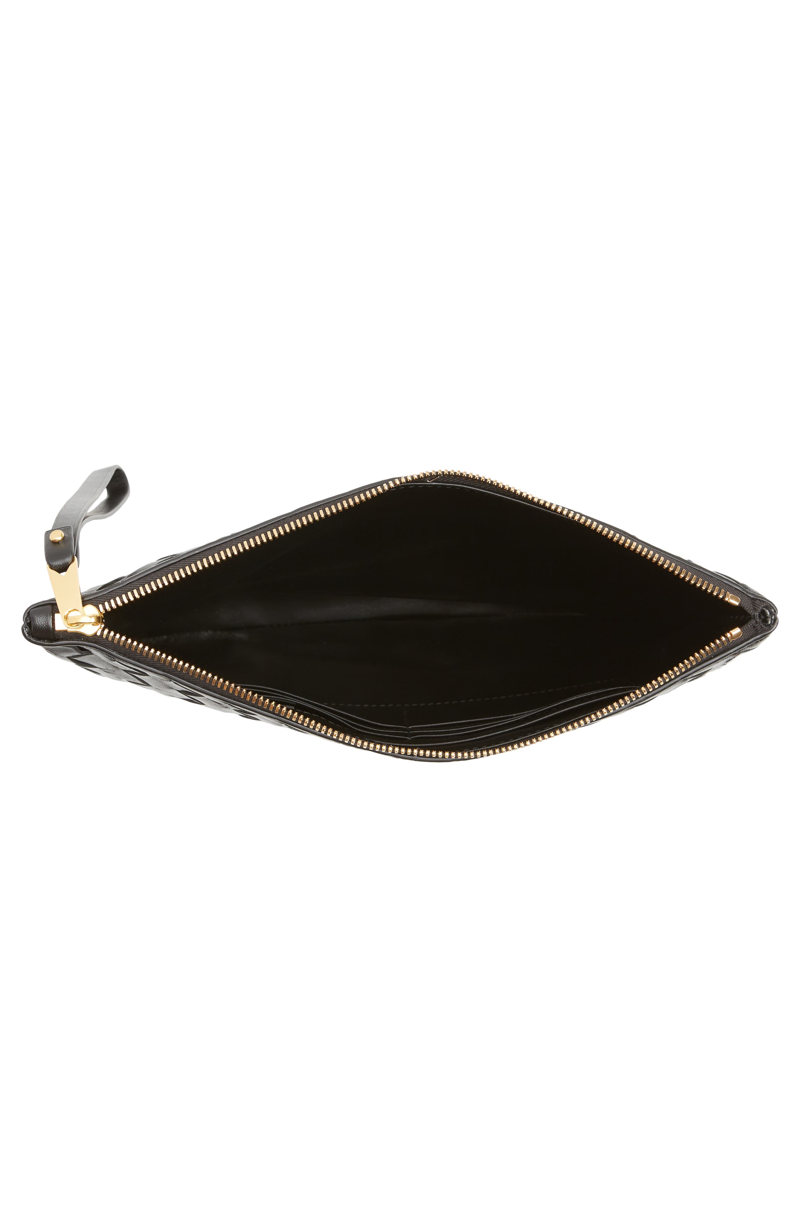 Bottega Veneta Intrecciato Leather Pouch, Alternate, color, 
