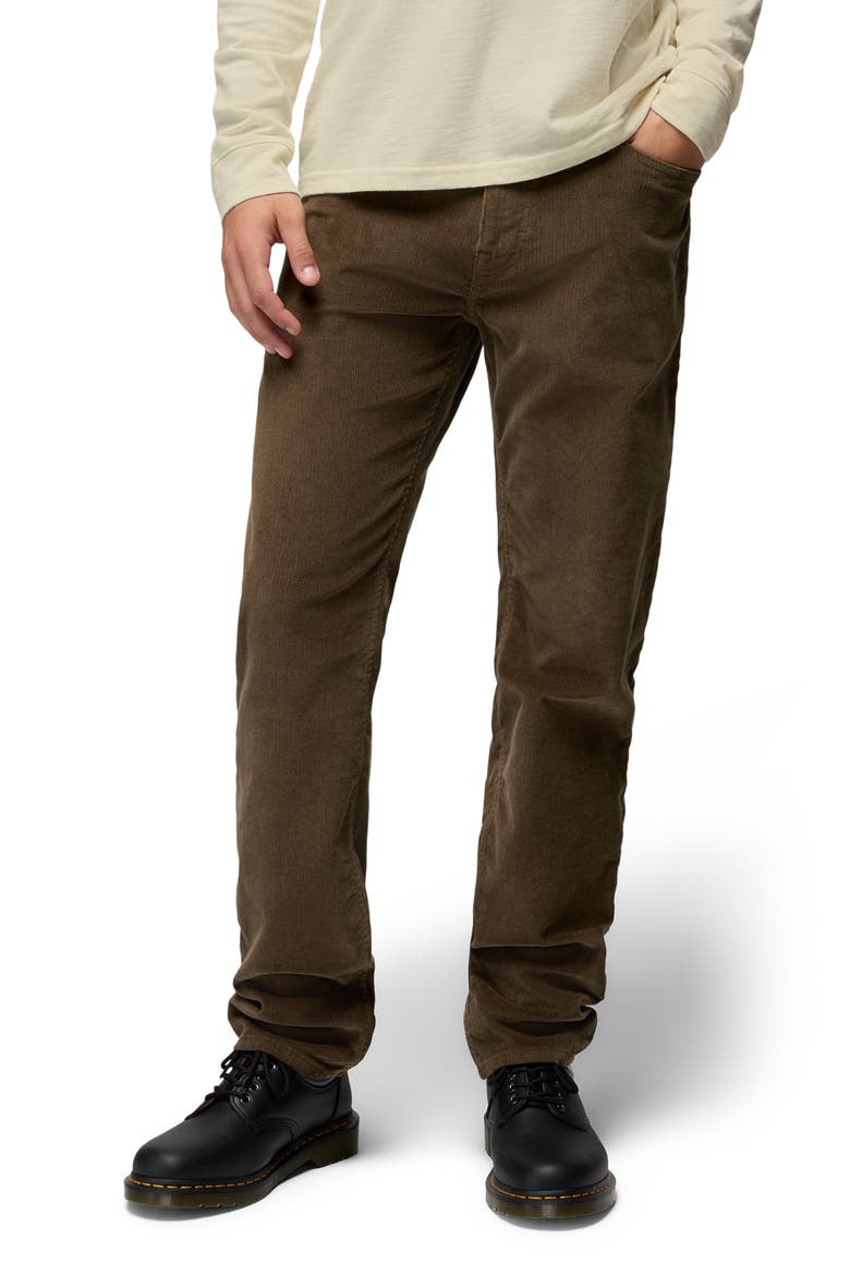 Cliffstone Cord Standard Straight Leg Pants, Main, color, DARK ROAST