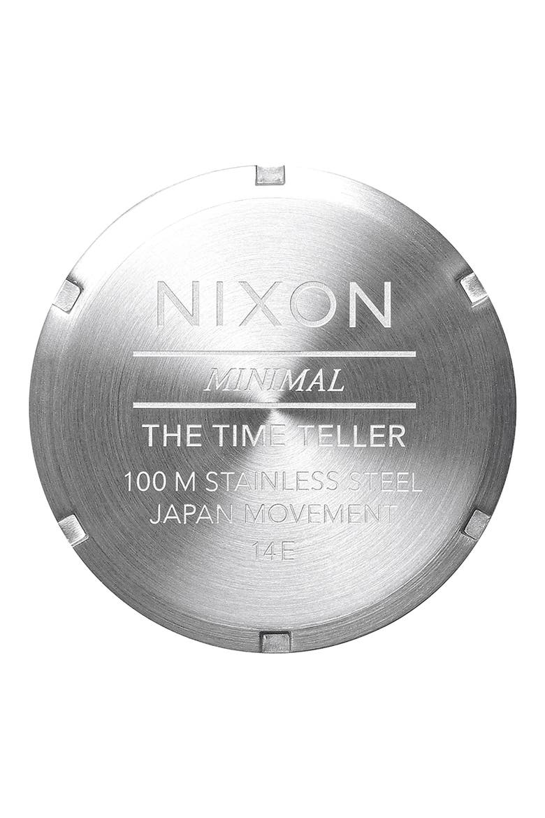 The Time Teller Bracelet Watch, 37mm, Alternate, color, ALL SILVER