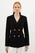 Karen Millen Tailored Double Breasted Blazer