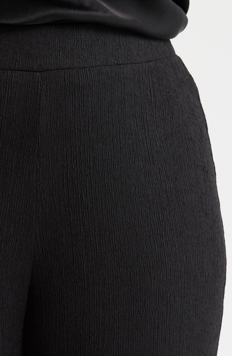 Anne Klein Pull-On Crop Wide Leg Pants, Alternate, color, Anne Black