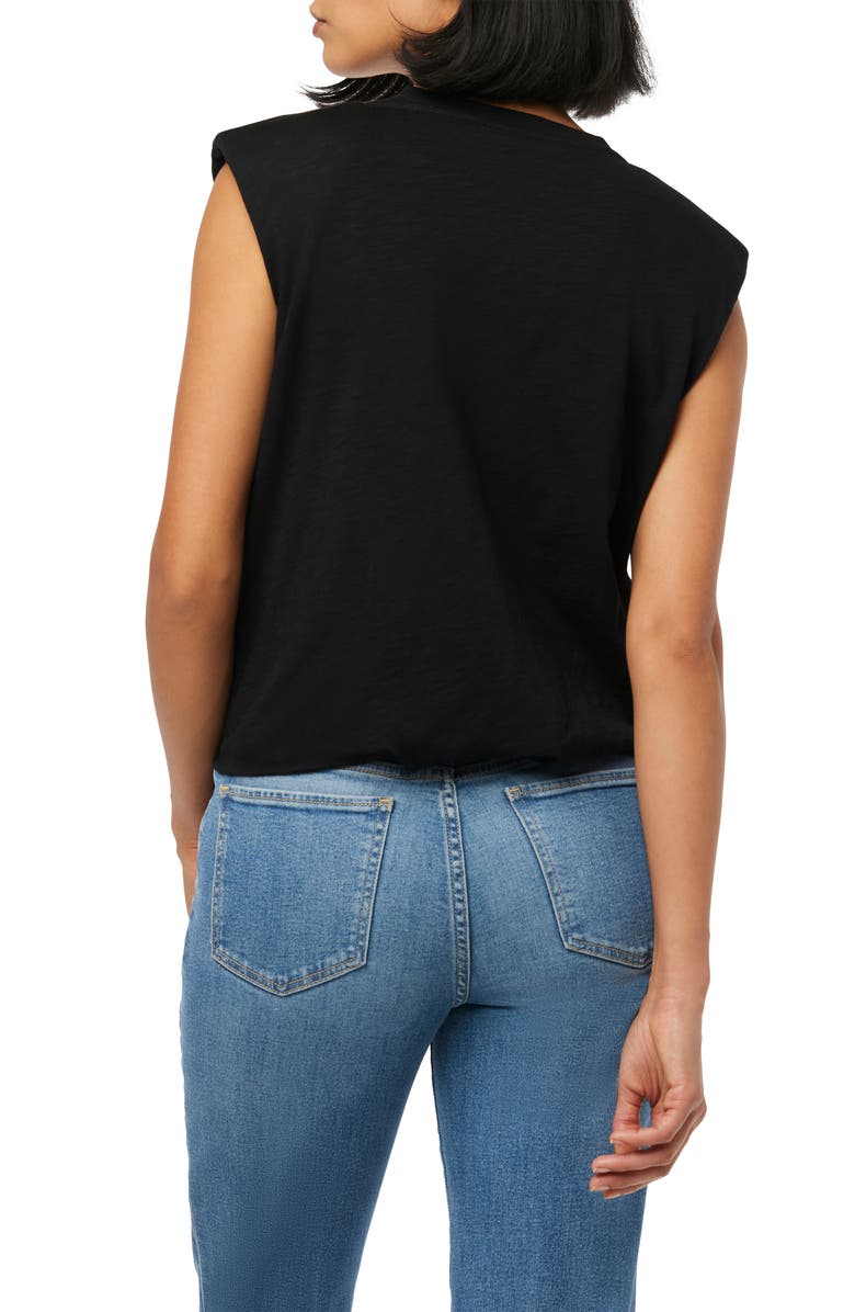 Joe's The Arden Sleeveless Cotton Blend Tank, Alternate, color, Black