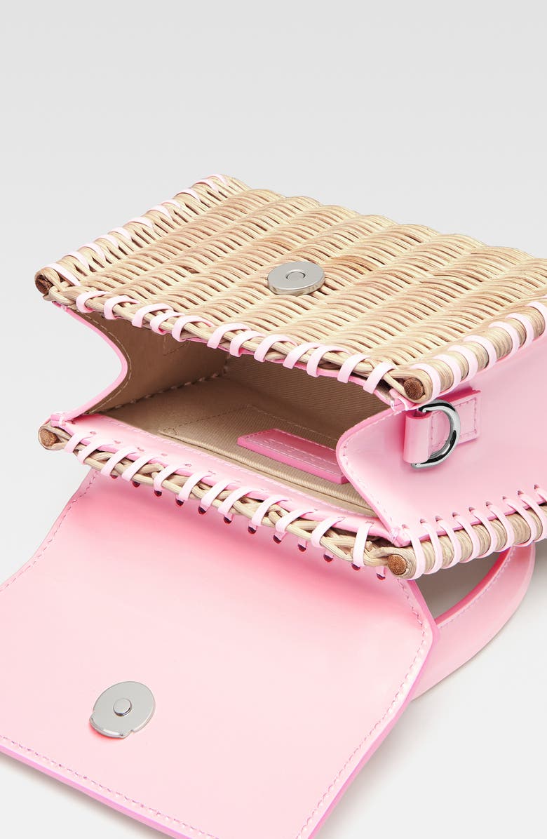 Jacquemus Le Chiquito Moyen Wicker Bag, Alternate, color,