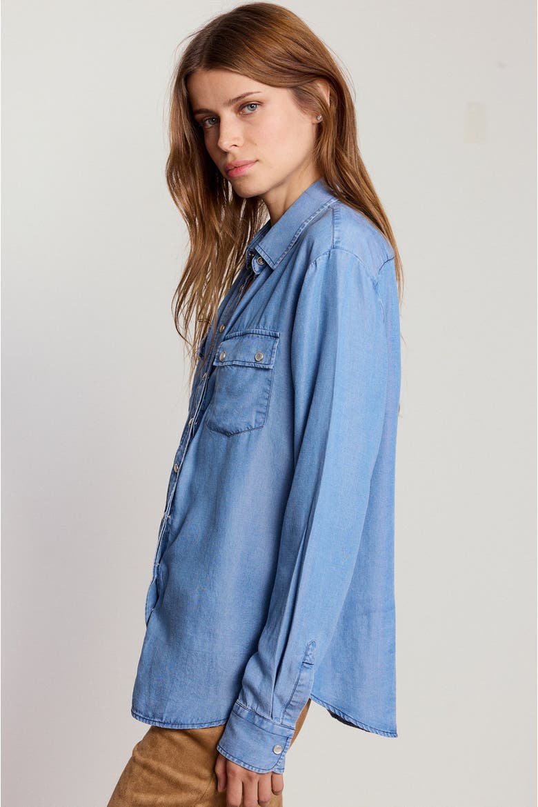 The Denim Shirt, Alternate, color, Blue