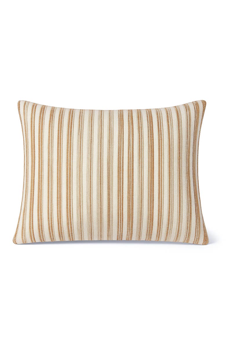 Sandbar Stripe Pillow, Main, color, Harvest Orange