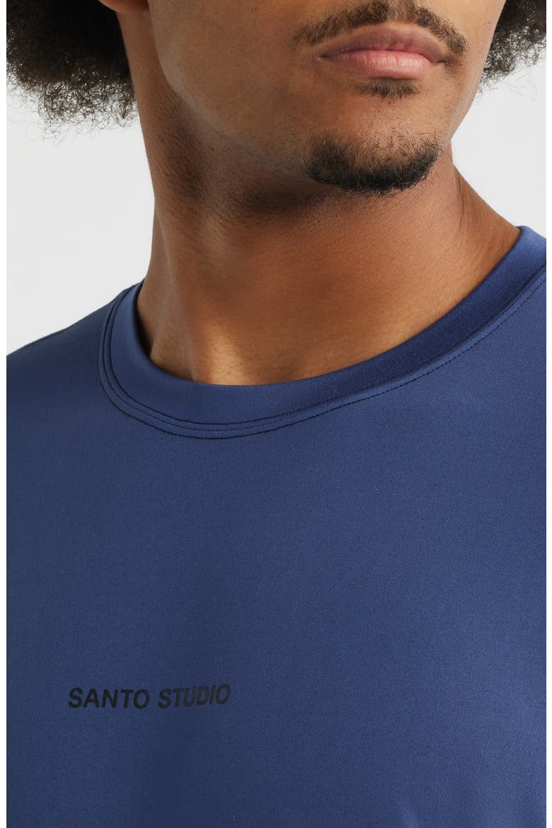 Tempo Wordmark Tech T-Shirt, Alternate, color, BLUE