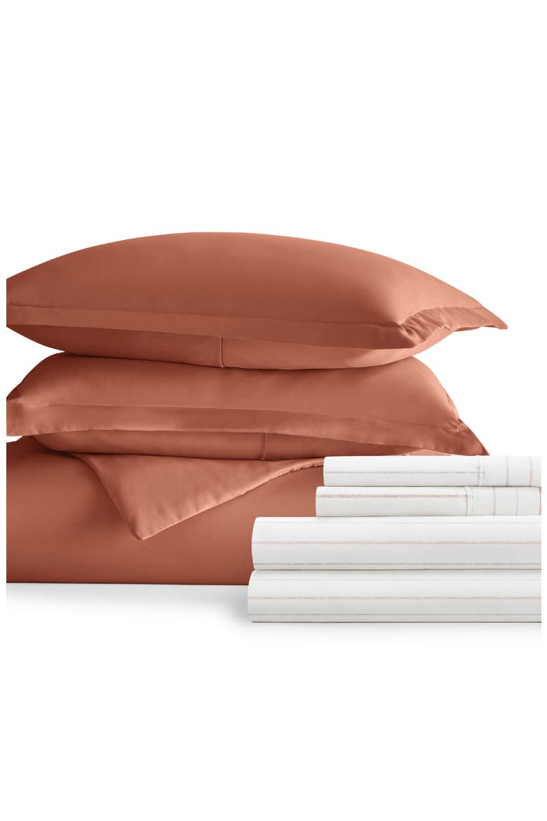 Bundle Duvet Set, Main, color, CLAY