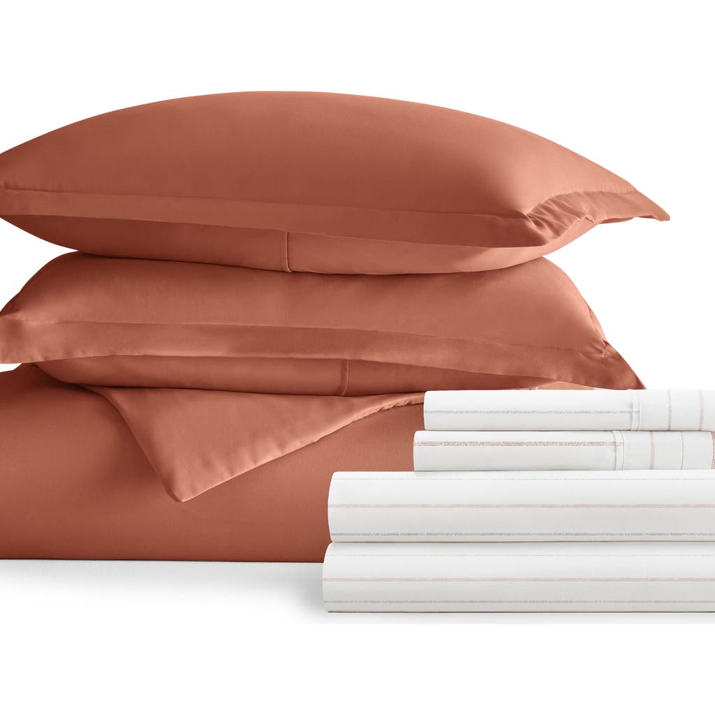 Homespun Bundle Duvet Set In Clay