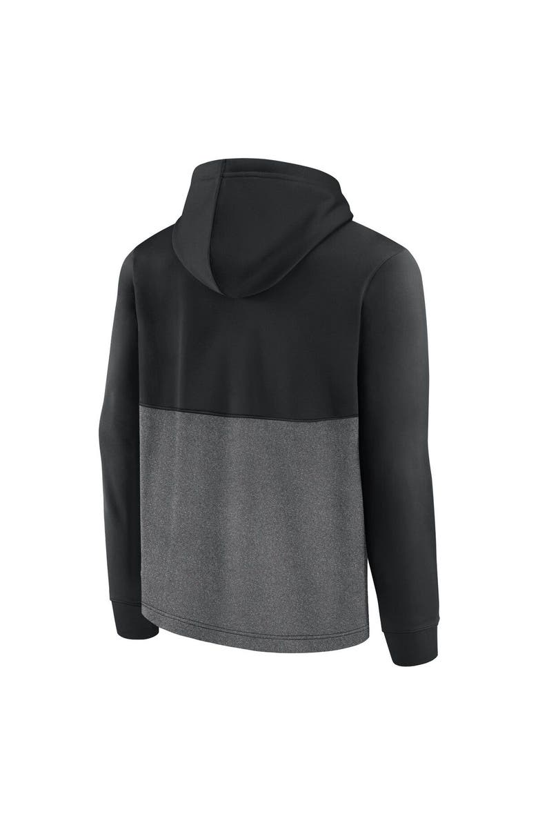 FANATICS Men's Fanatics Branded Black Charlotte Hornets Successful Tri-Blend Pullover Hoodie, Alternate, color, Black