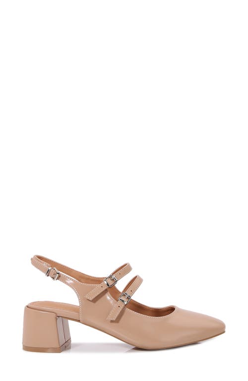 Shop Berness Mercy Mary Jane Pump In Beige