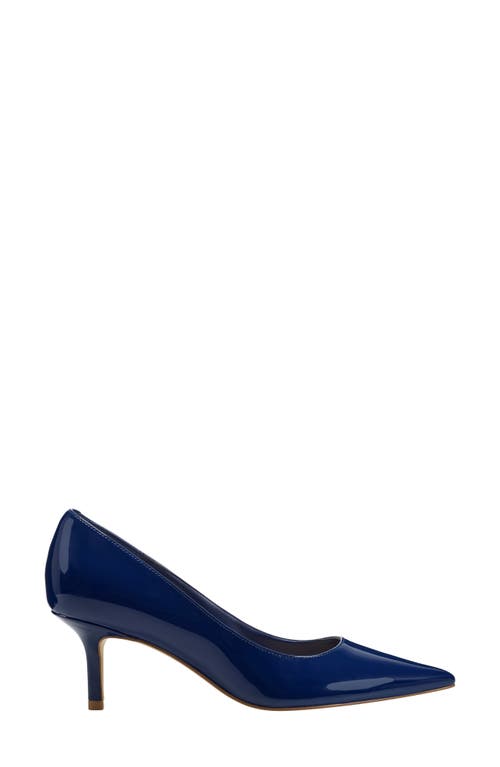 Marc Fisher Alola Pointed Toe Pump In Blue