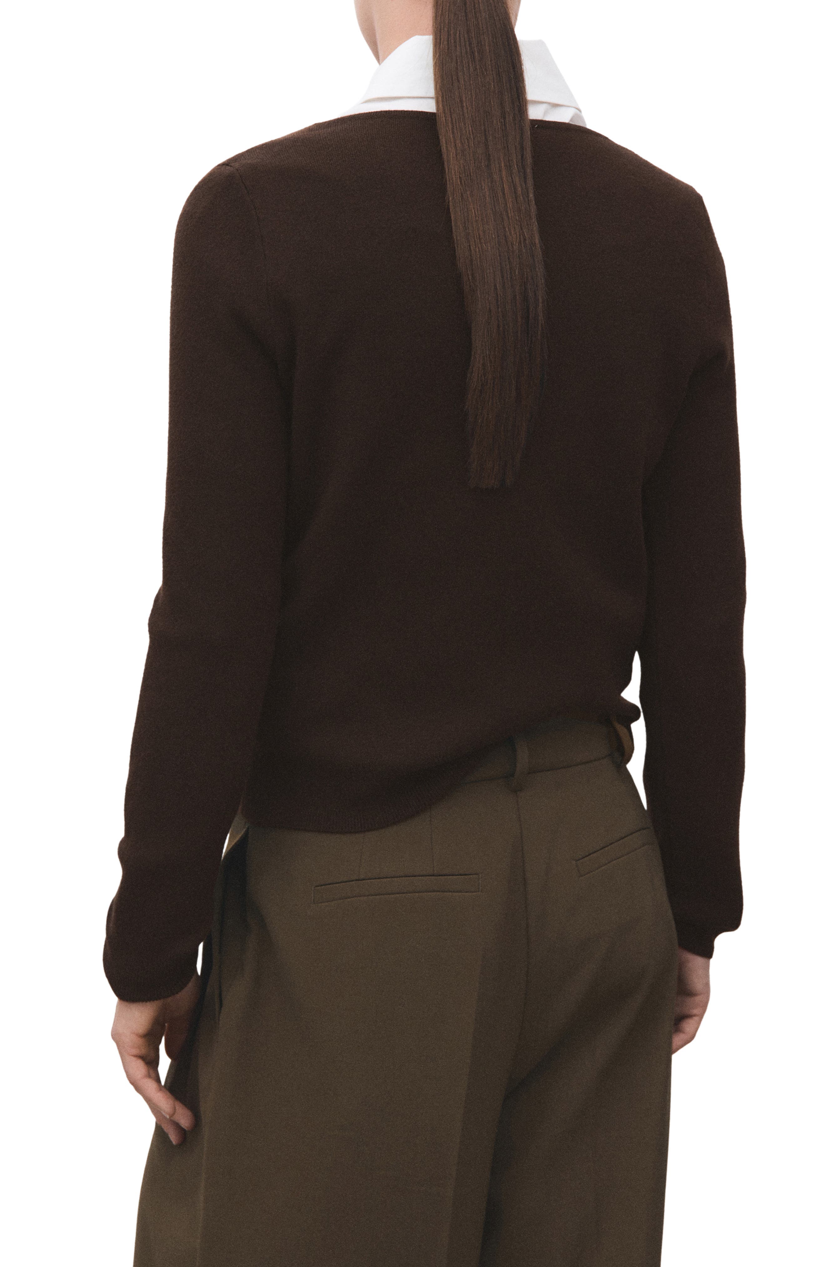 Fine Gauge Crewneck Sweater - image 2