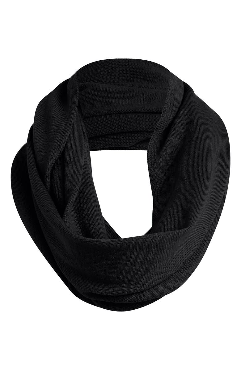 Favorite Daughter The Lightweight Knit Wrap Scarf, Main, color, Black
