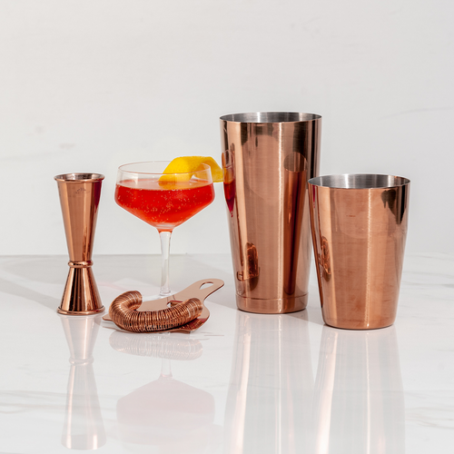 A Bar Above 4-piece Craft Bar Set, Antique Copper In Antique Copper
