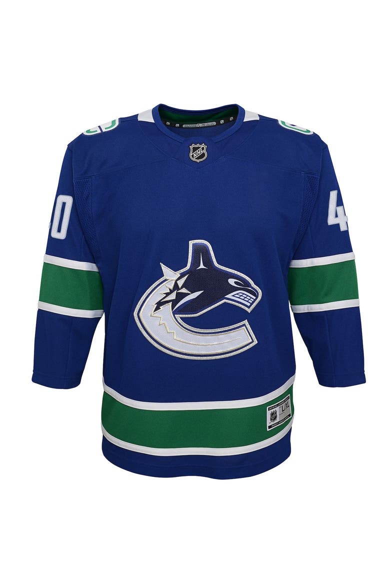 Youth Elias Pettersson Blue Vancouver Canucks 2019/20 Home Premier Player Jersey, Alternate, color, Royal