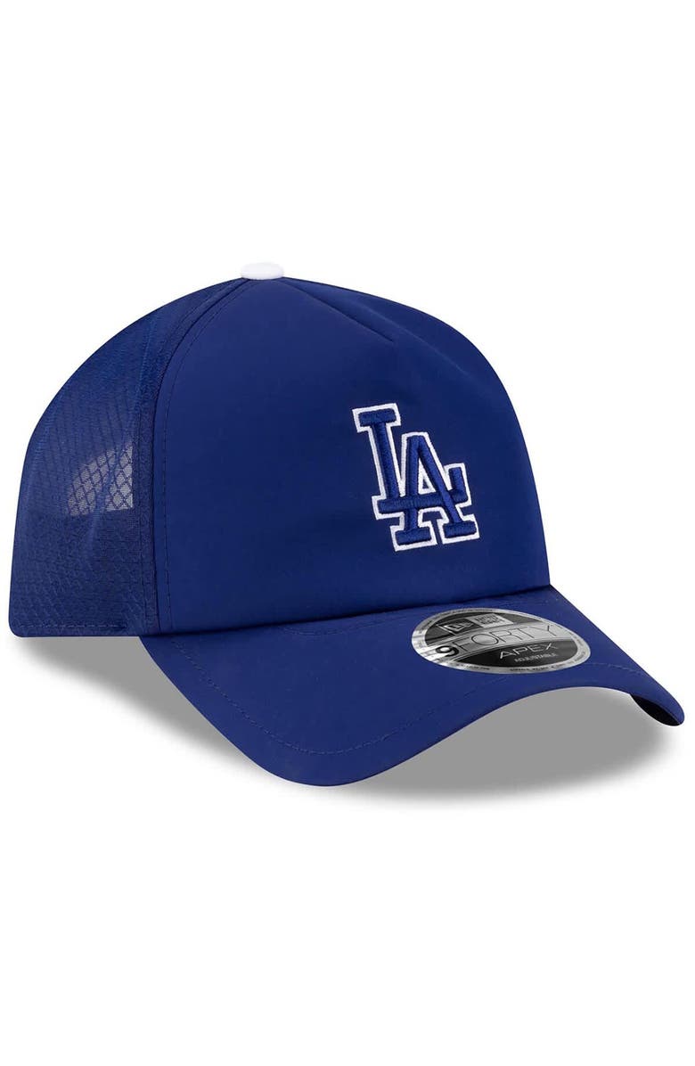 New Era Men's New Era Royal Los Angeles Dodgers 2026 Batting Practice Apex 9FORTY Adjustable Trucker Hat, Alternate, color, Royal
