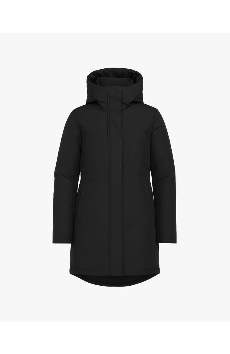 Quartz Co. GENIA | Hooded Down Winter Jacket, Main, color, Black
