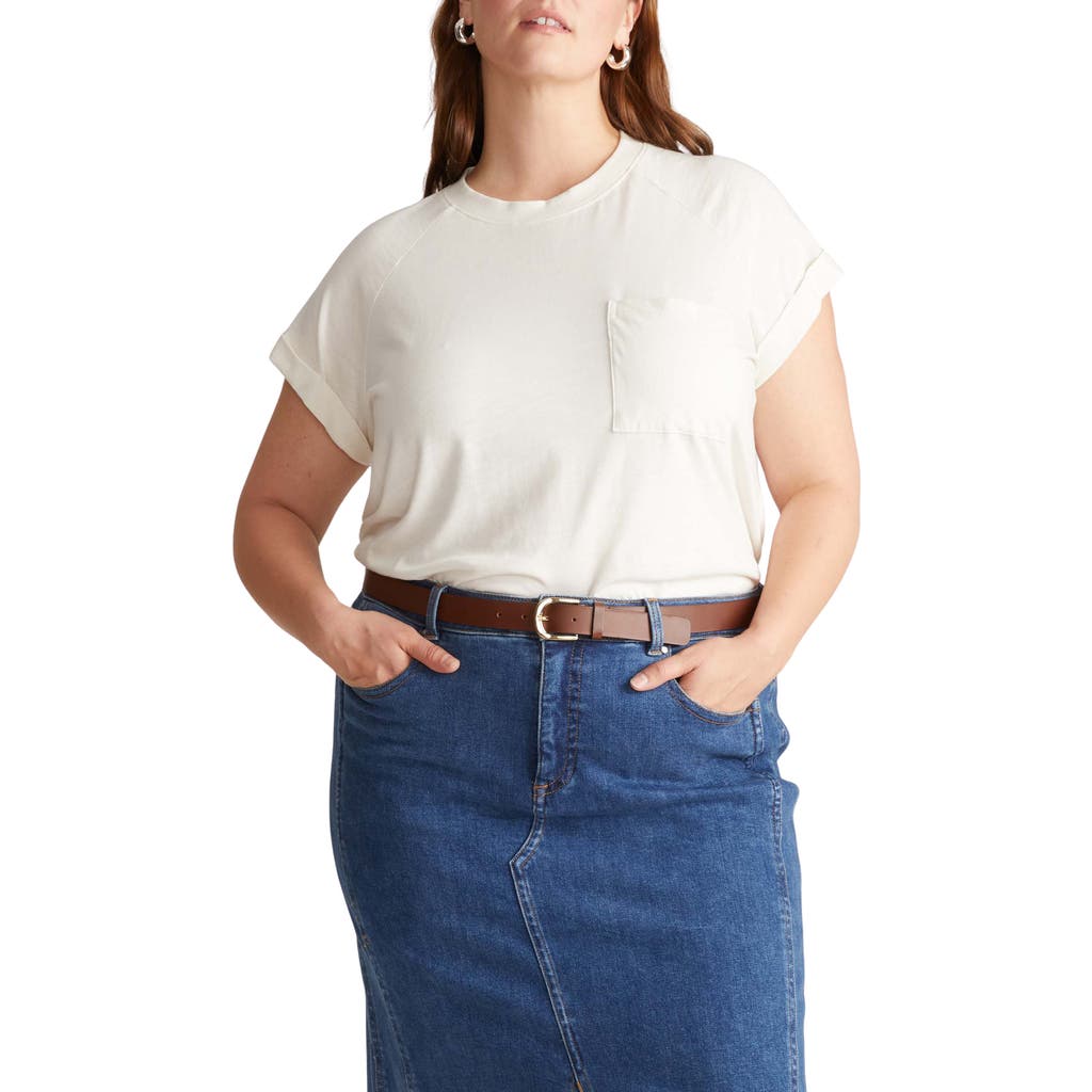 Universal Standard Light As Air Short Sleeve T-shirt In White