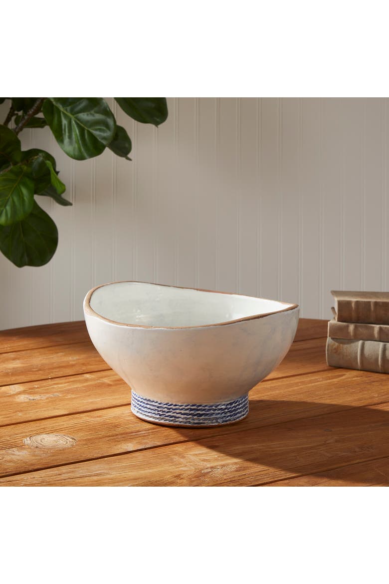 Sea Breeze Decorative Bowl, Alternate, color, White