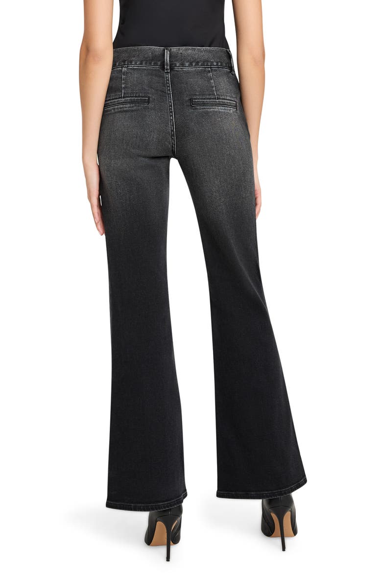 Lulu Bootcut Jeans, Alternate, color, WASHED BLACK
