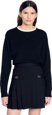 SANDRO Wool blend sweater