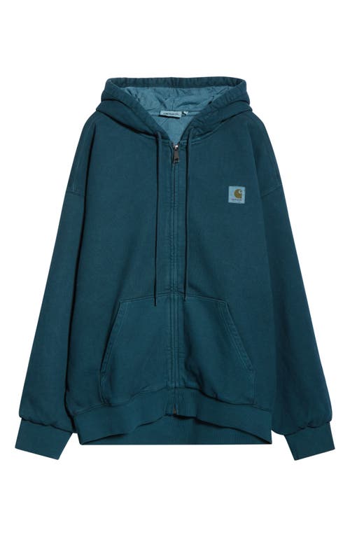 Carhartt Work In Progress Hooded Vista Jacket In Blue
