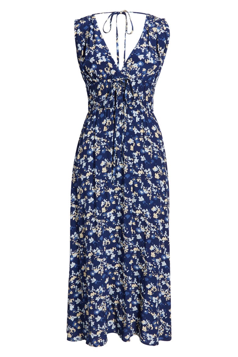 Lilith Floral Dress, Alternate, color, NAVY FLORA