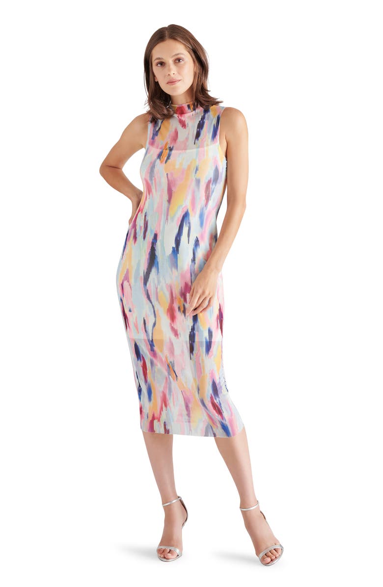 Steve Madden Sidra Sleeveless Midi Dress, Alternate, color, 