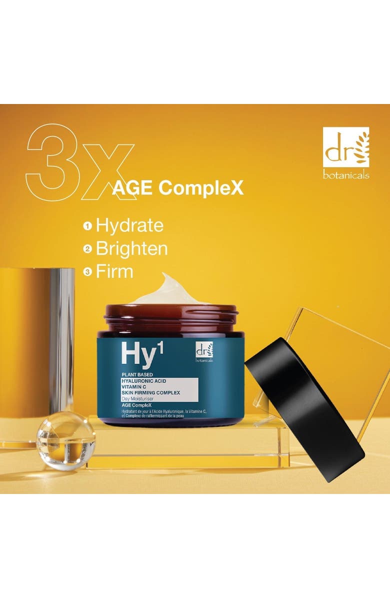 DR BOTANICALS Hyaluronic Acid 1% 
Vitamin C 1% 
Skin Firming Complex 1% Day Moisturiser 60ml x 2 Duo Pack, Alternate, color, White