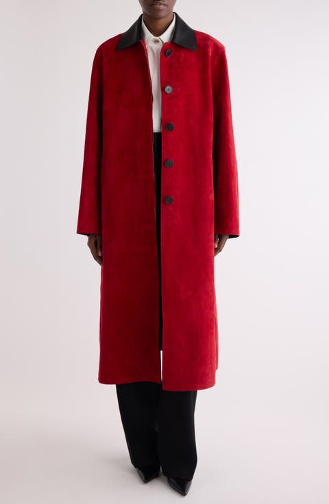 Long Suede Coat