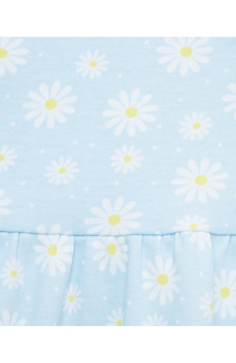 Little Me Daisy Dot Dress, Bloomers & Cardigan Set, Alternate, color, 