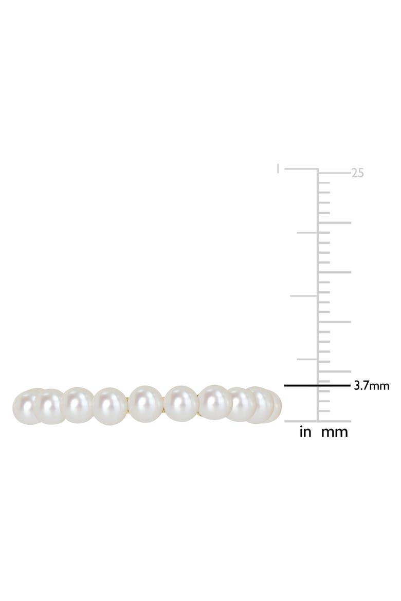 Cultured Pearl Single Row Ring 14k, Alternate, color, Pearl