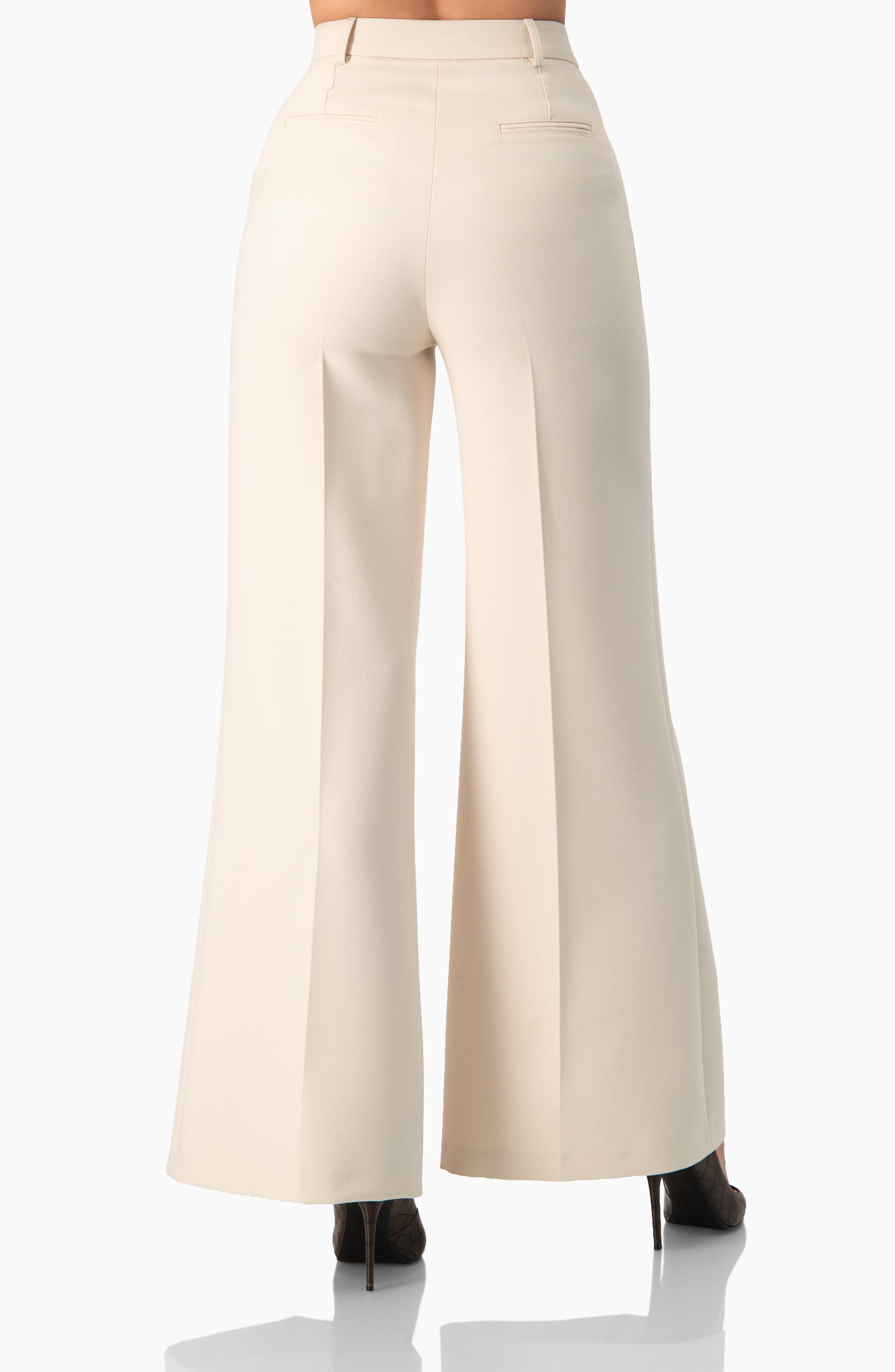 Wide-Leg Straight Pants - image 2