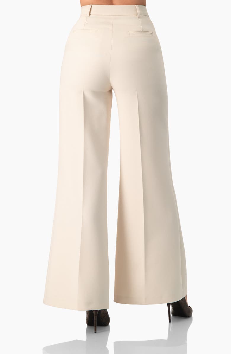 IVONNE Wide-Leg Straight Pants, Alternate, color, Ivory