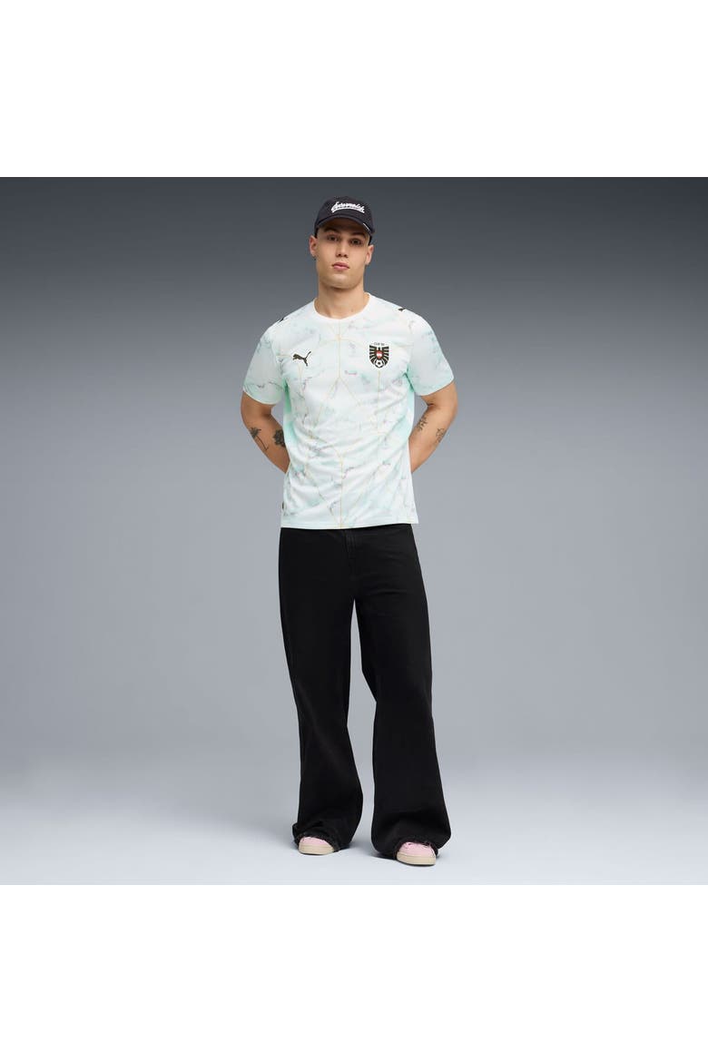 Men's Puma  White Austria National Team 2026 Away Replica Jersey, Alternate, color, White