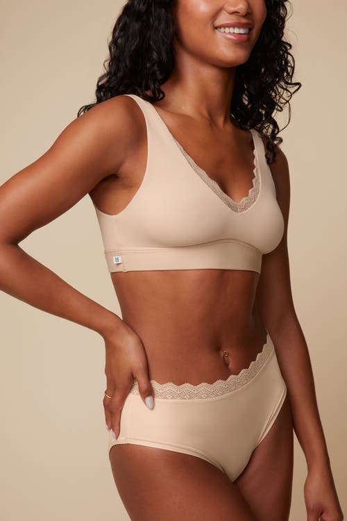 Harper Wilde Bliss Lace Bralette In Beige