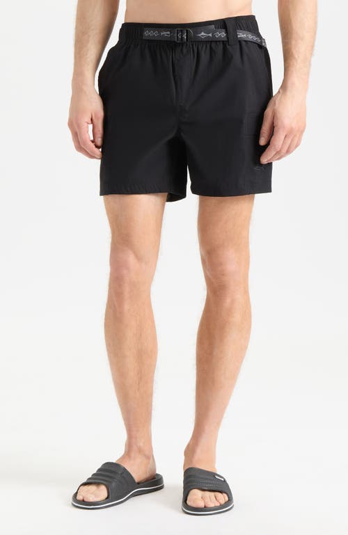 Salt Life Indicator Fishing Shorts In Black