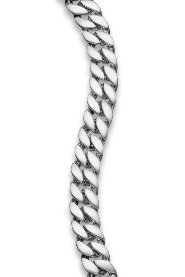 Men's Curb Chain Bracelet, Alternate, color, STERLING SILVER