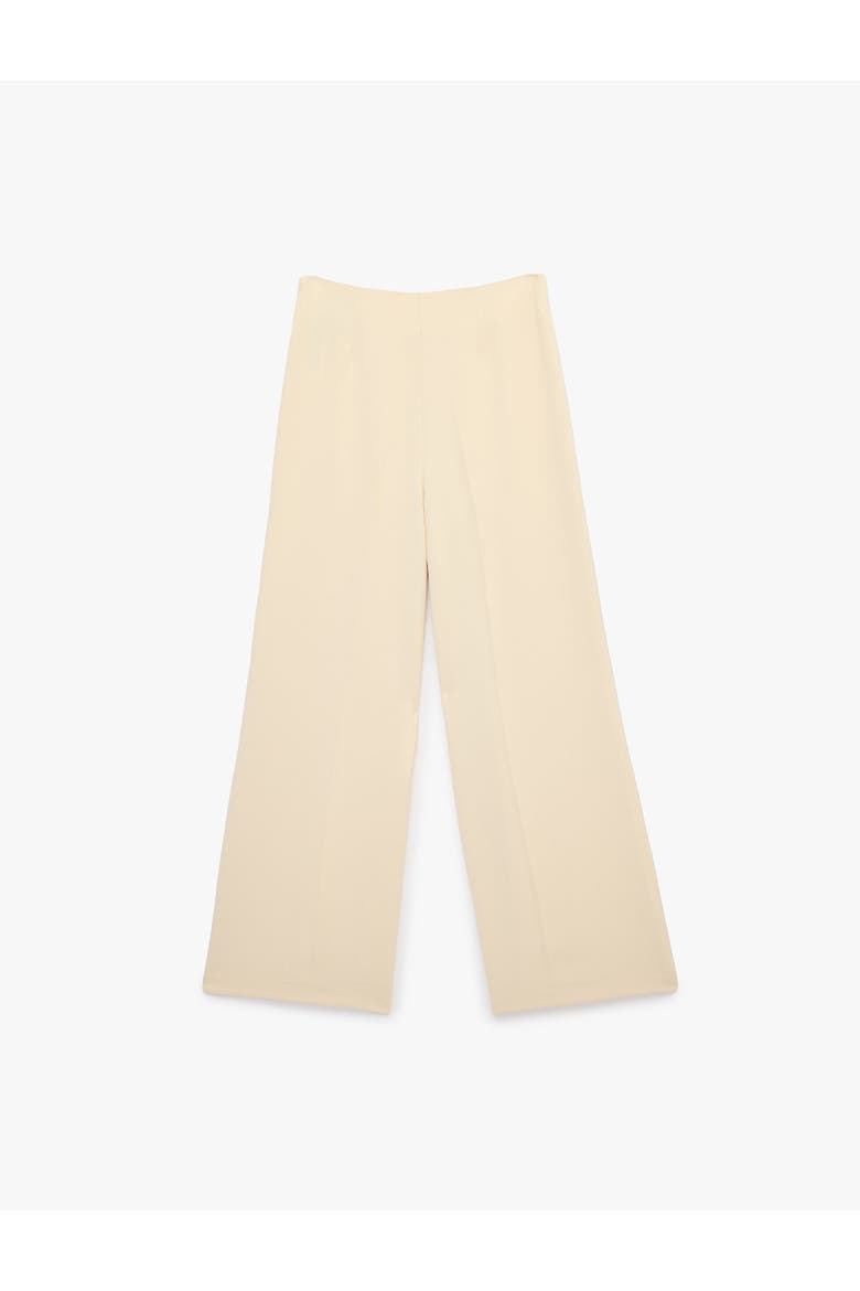 High Waist Wide Leg Trousers, Alternate, color, ECRU
