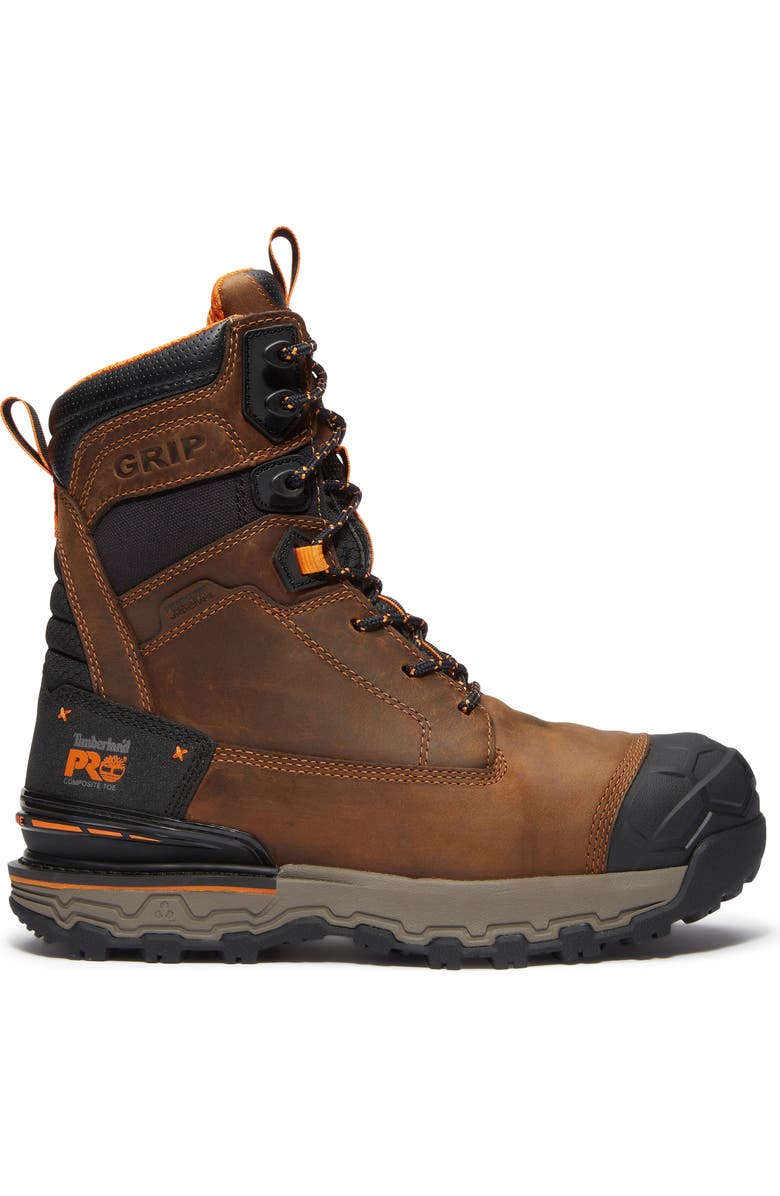 Timberland Boondock Ultralight 8" Composite Toe Waterproof Insulated Work Boot, Alternate, color,