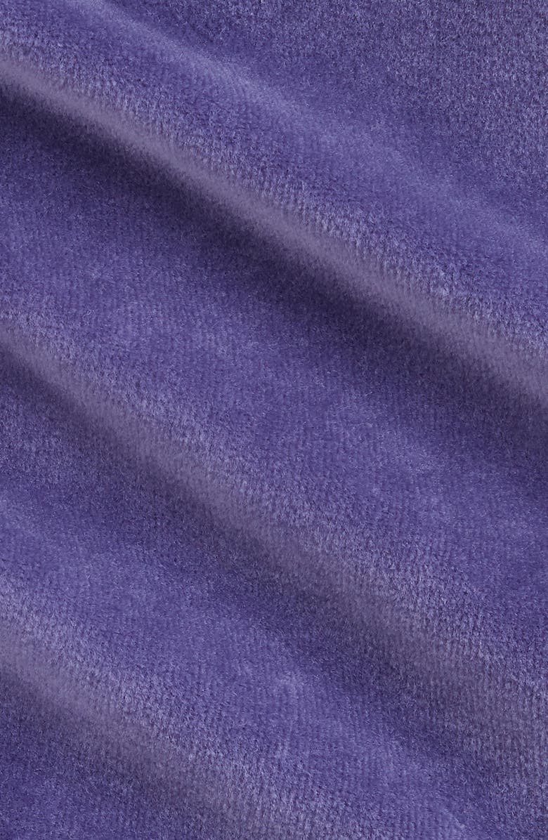 Ralph Lauren Velour Zip-Up Peplum Hoodie & Joggers Set, Alternate, color, 