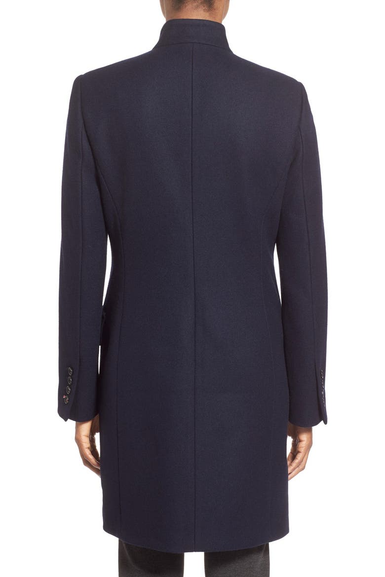 Wool Car Coat, Alternate, color, NAVY